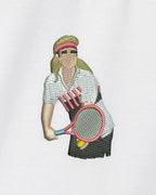 Polo tennis brodé '90s STYLE Egalité – vue 2