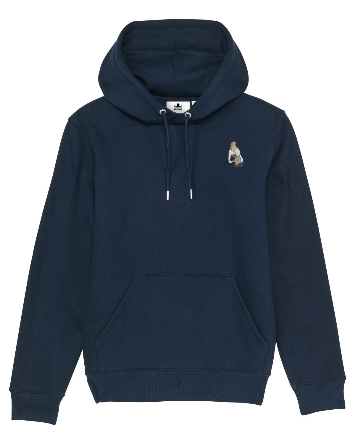 Sweat à capuche tennis brodé '90s STYLE Egalité – vue 3