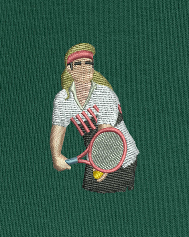 Sweat tennis brodé '90s STYLE Egalité – vue 8