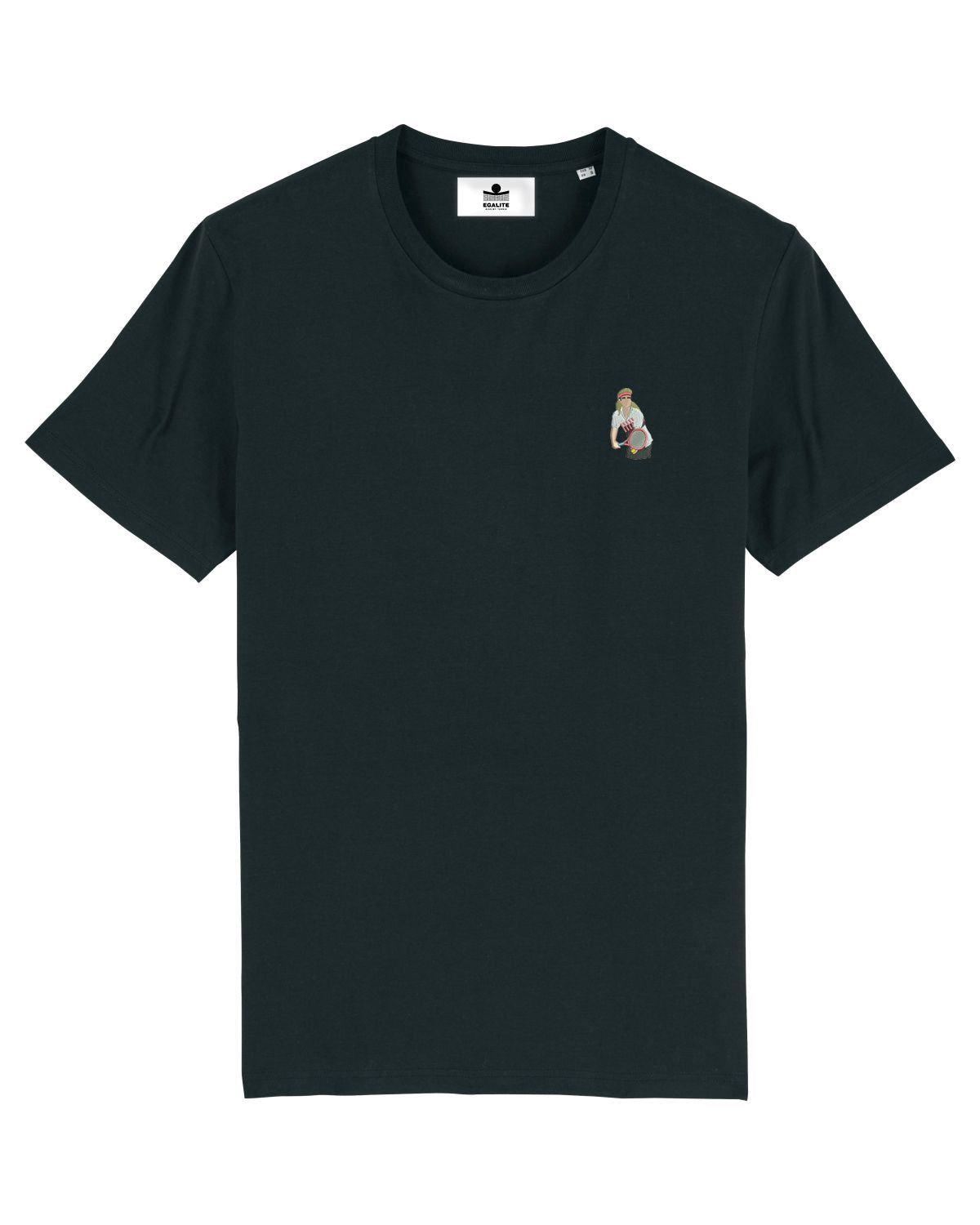 T-shirt tennis brodé '90s STYLE Egalité – vue 3