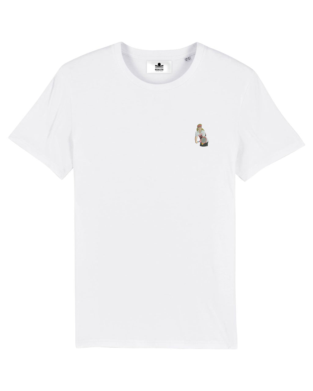 T-shirt tennis brodé '90s STYLE Egalité