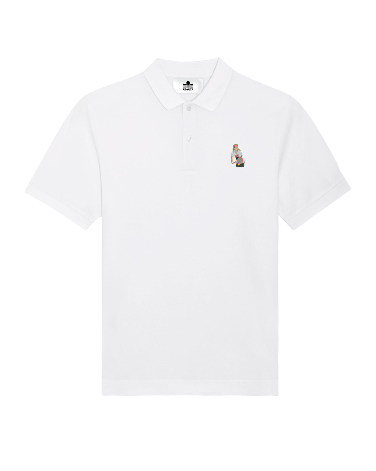Polo tennis brodé '90s STYLE Egalité