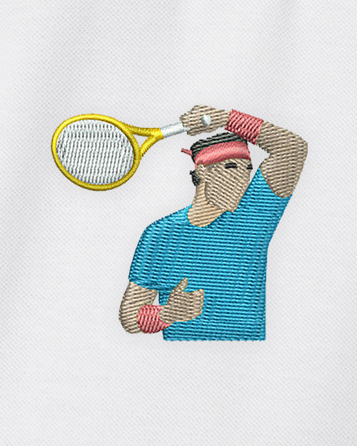 Polo tennis brodé LIFT Egalité – vue 2