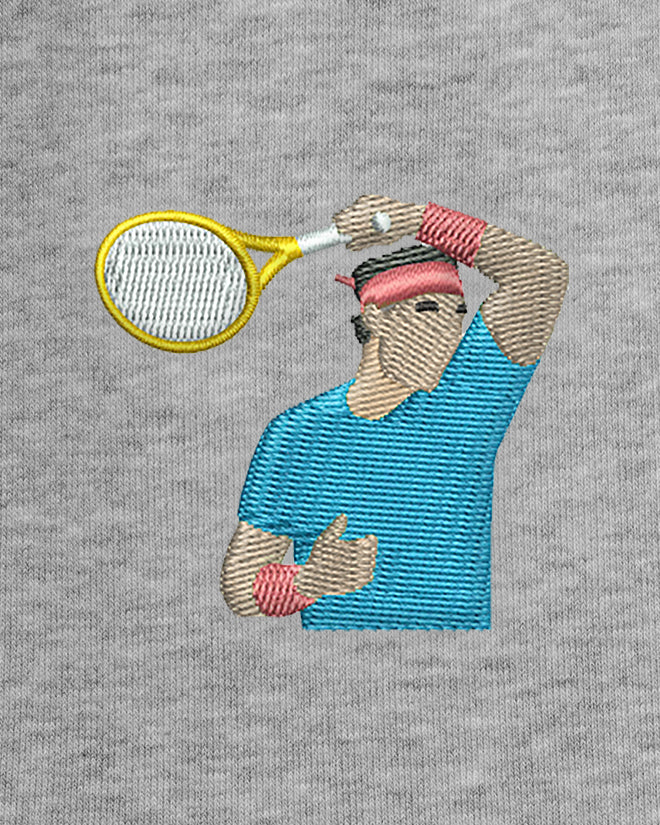 Sweat tennis brodé LIFT Egalité – vue 2