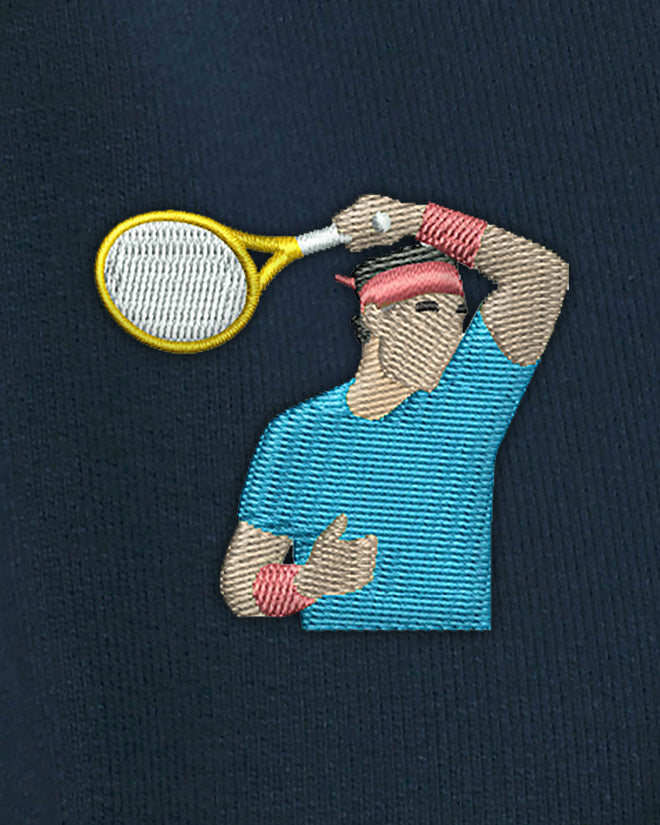 Sweat tennis brodé LIFT Egalité – vue 4