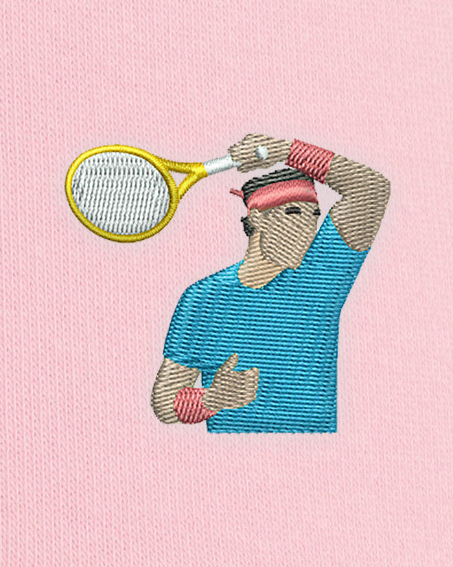 Sweat tennis brodé LIFT Egalité – vue 8
