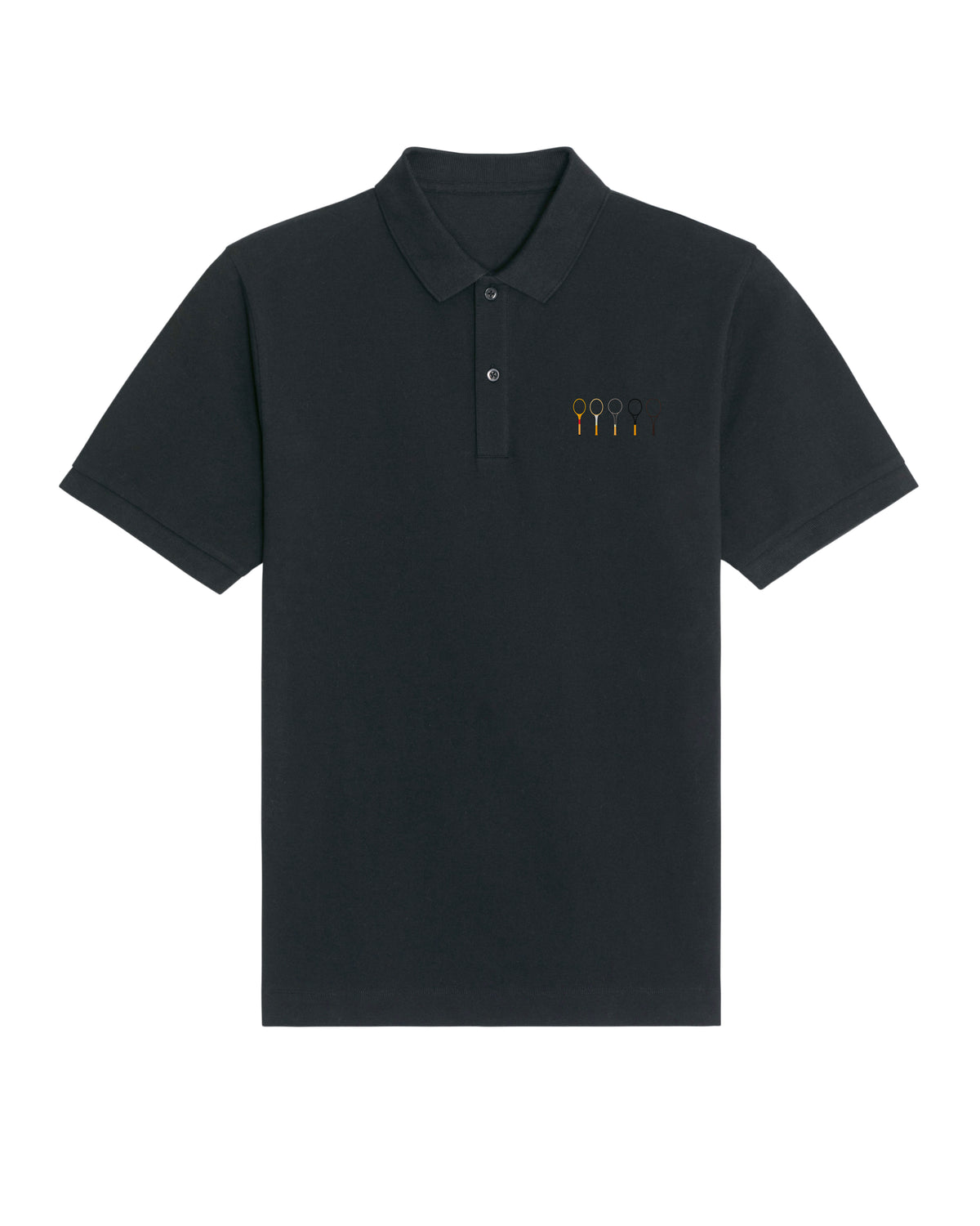 Polo tennis brodé LES RAQUETTES Egalité – vue 5