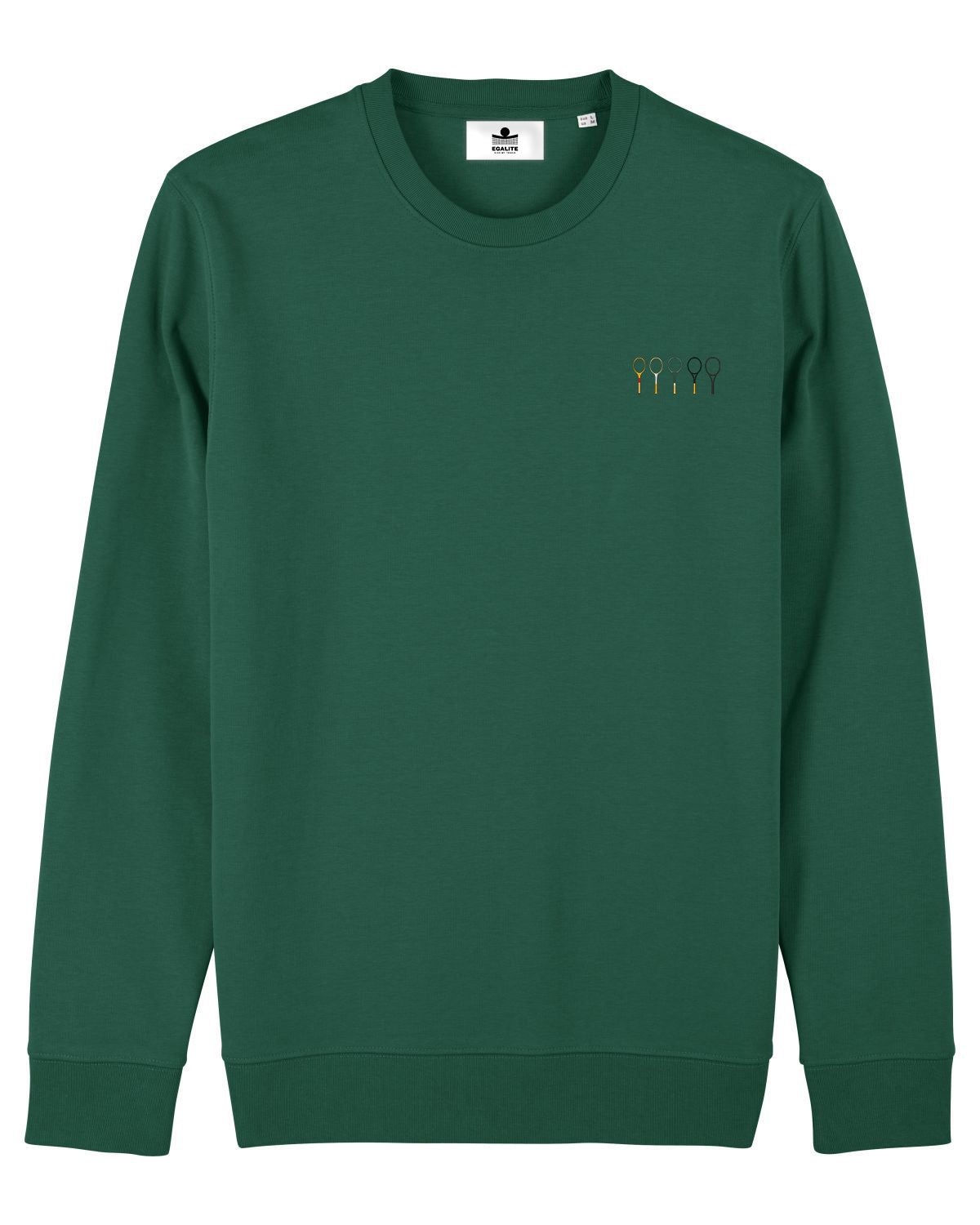 Sweat tennis brodé LES RAQUETTES Egalité – vue 5