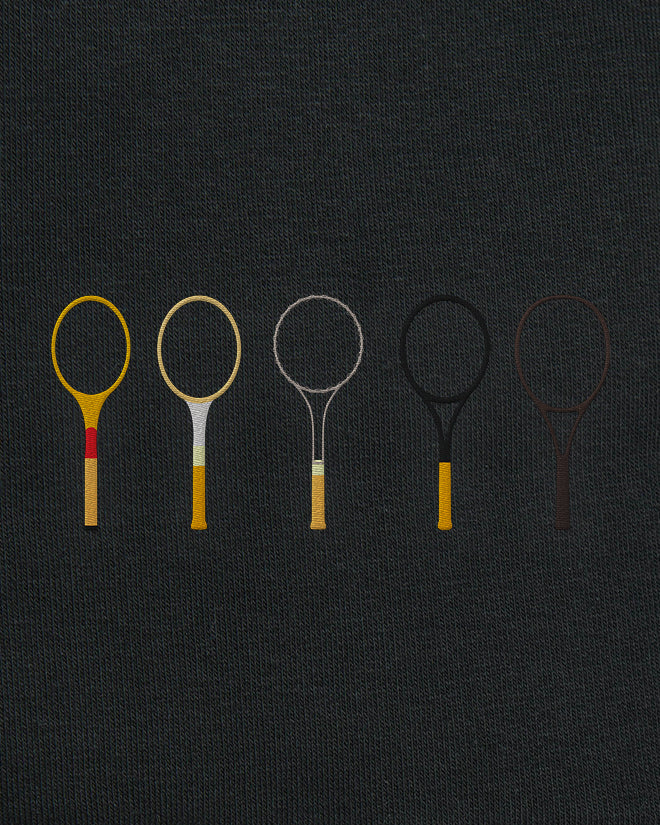 Sweat tennis brodé LES RAQUETTES Egalité – vue 8