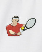 Polo tennis brodé SLICE Egalité – vue 2