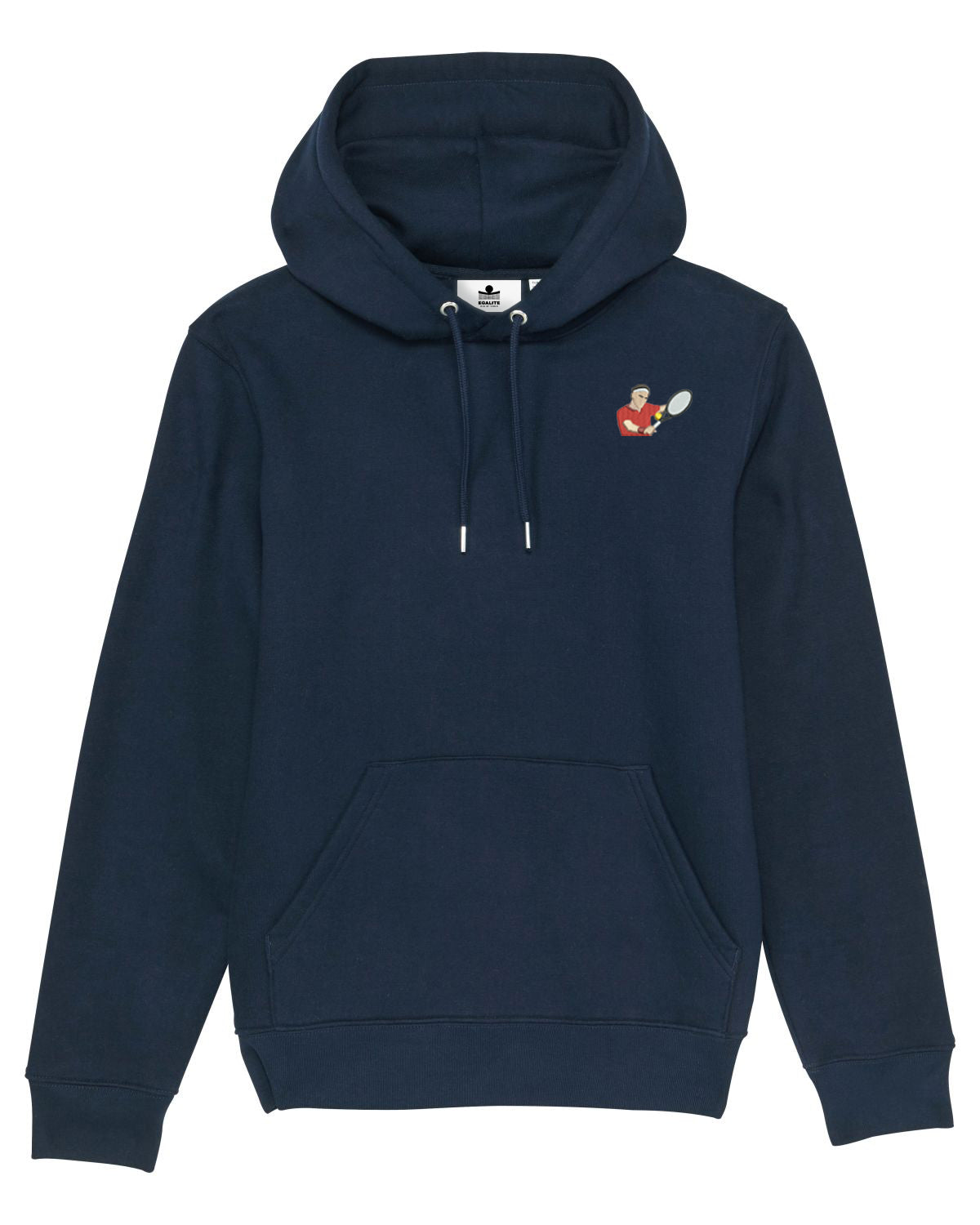Sweat à capuche tennis brodé SLICE Egalité – vue 3