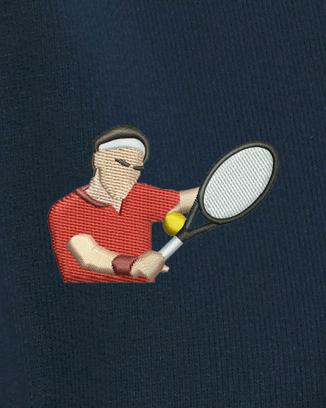 Sweat tennis brodé SLICE Egalité – vue 6