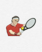 T-shirt tennis brodé SLICE Egalité – vue 2