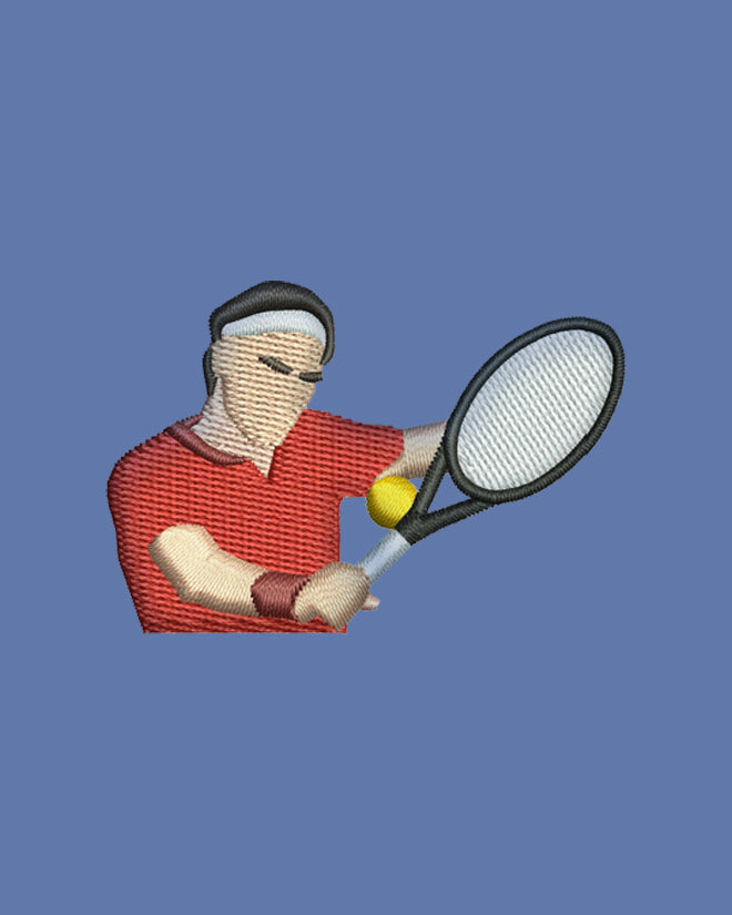 T-shirt tennis brodé SLICE Egalité – vue 8