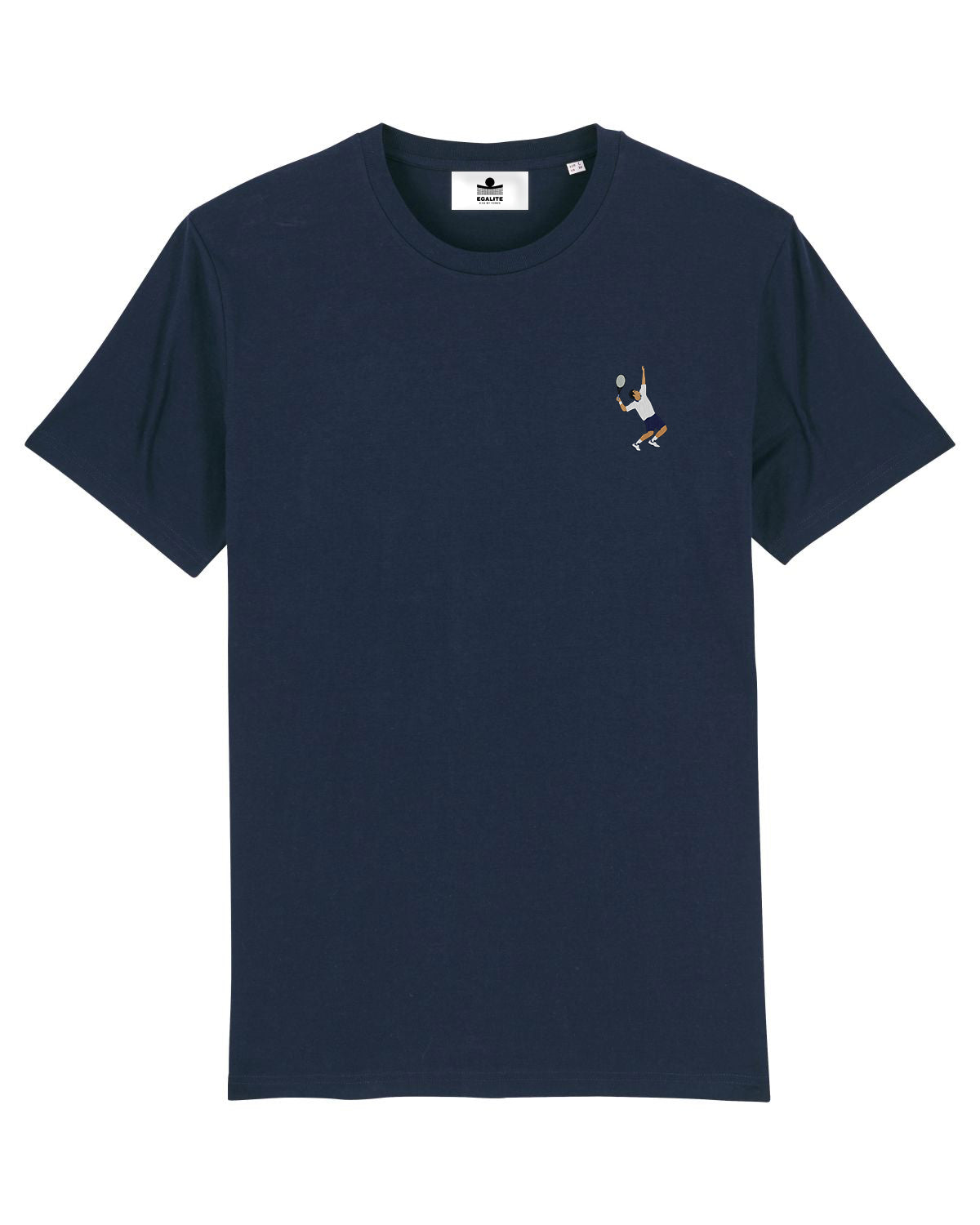 T-shirt tennis brodé SERVICE-VOLÉE Egalité – vue 5