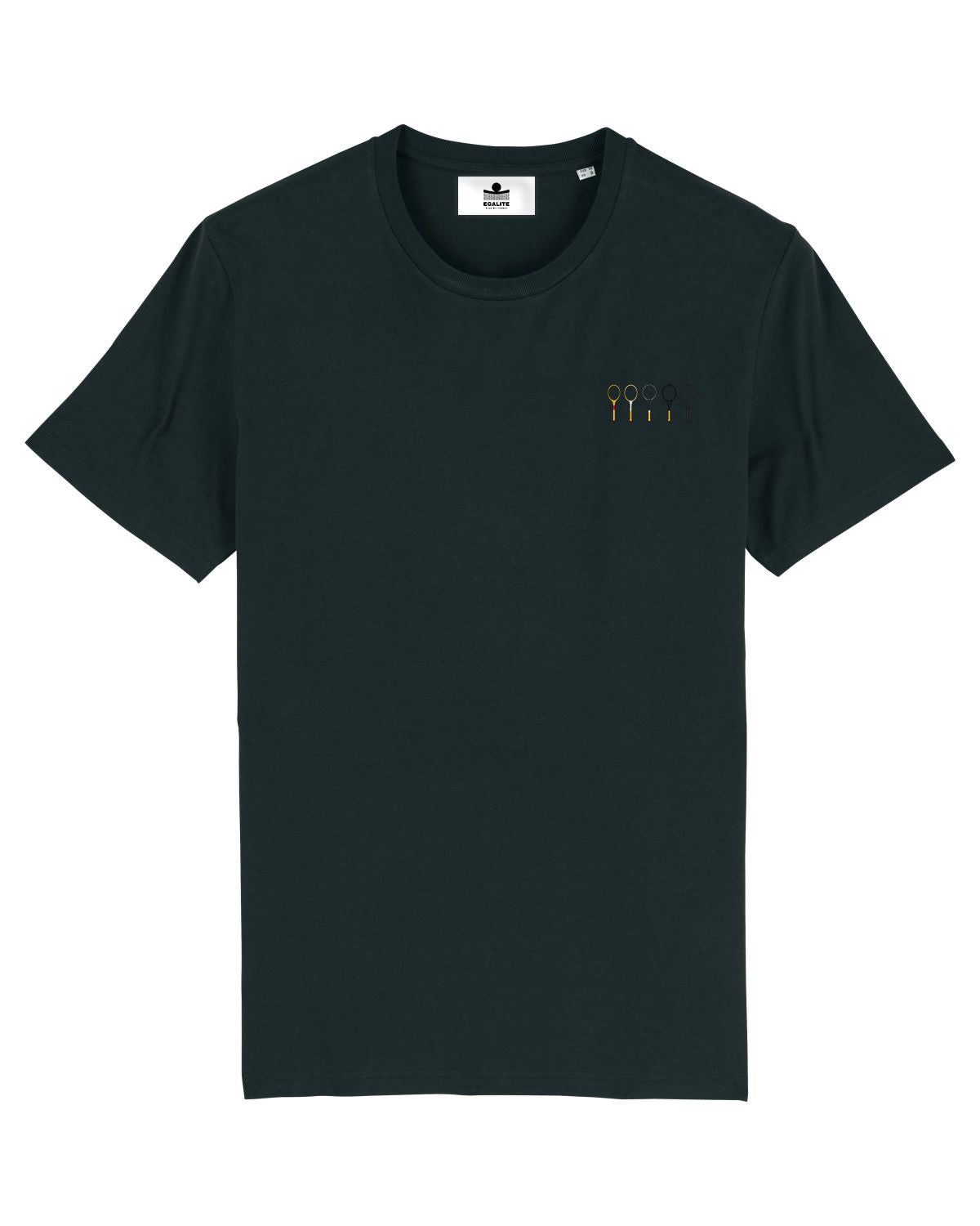 T-shirt tennis brodé LES RAQUETTES Egalité – vue 7